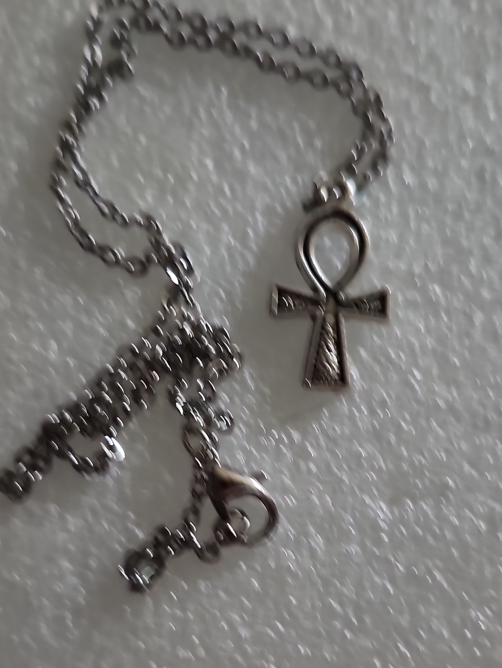 Silver Ankh Pendant Necklace - Timeless Symbol Jewelry